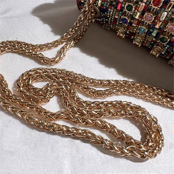 Women's Rhinestone Decorated Evening Bag