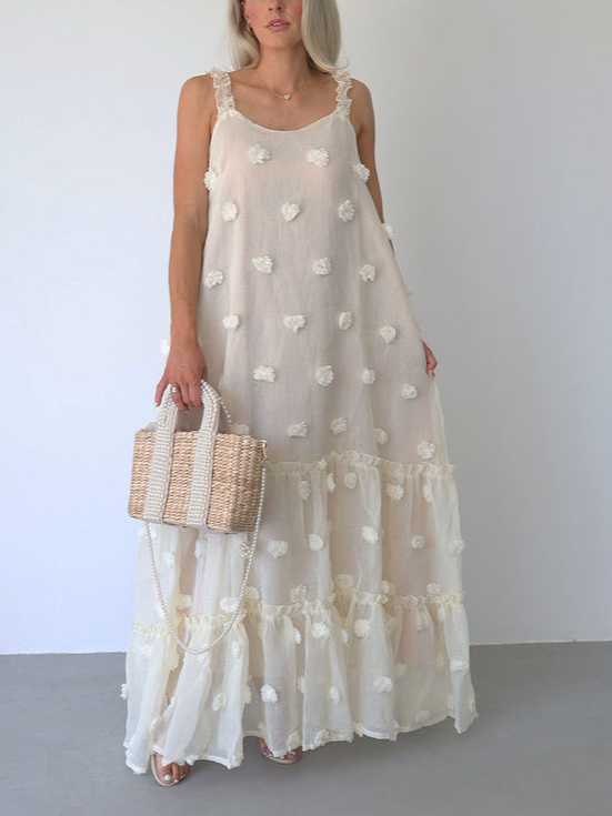 Delicate and Light Layered Maxi Dress