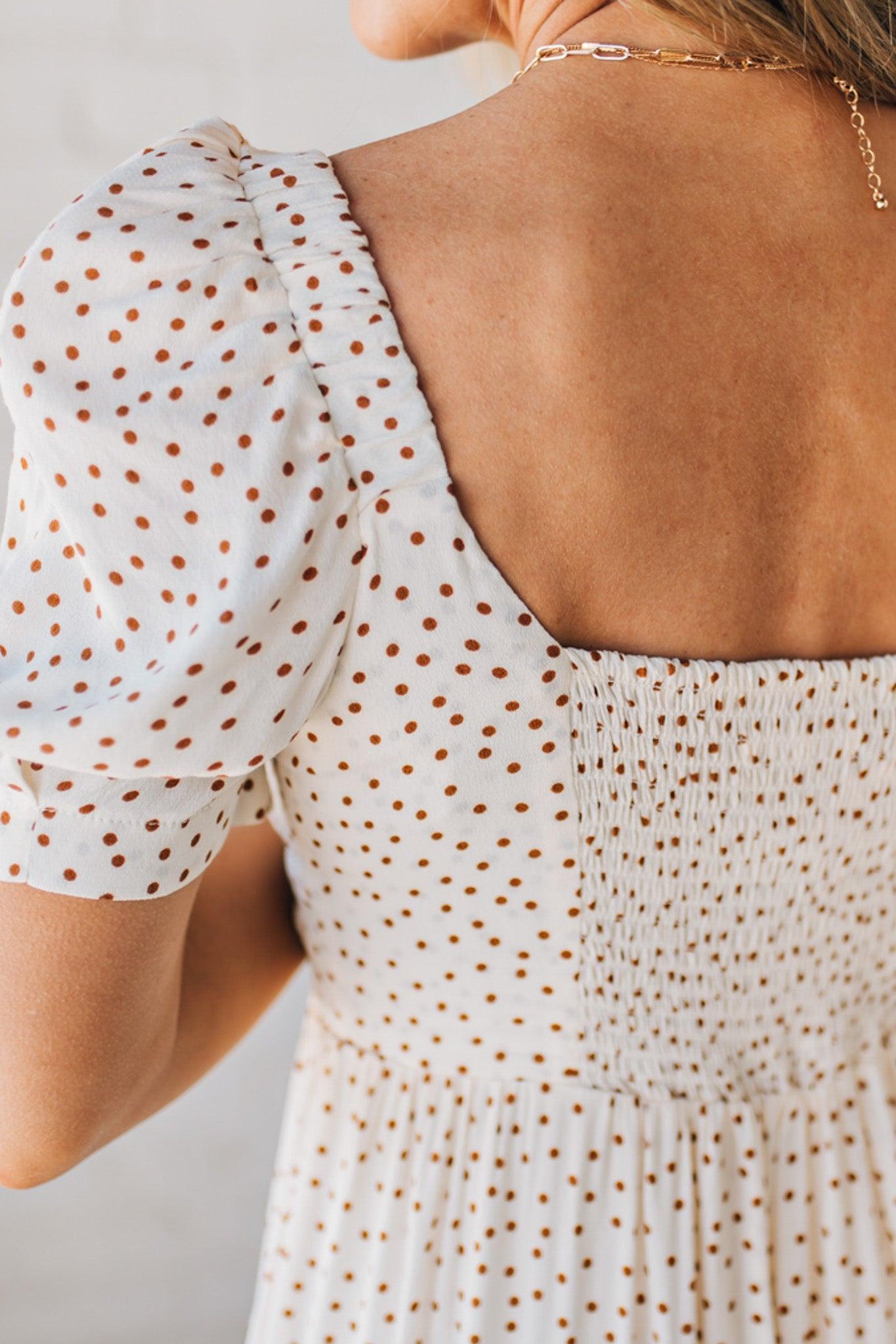 Polka Dot Midi Dress
