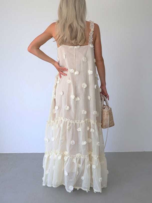 Delicate and Light Layered Maxi Dress