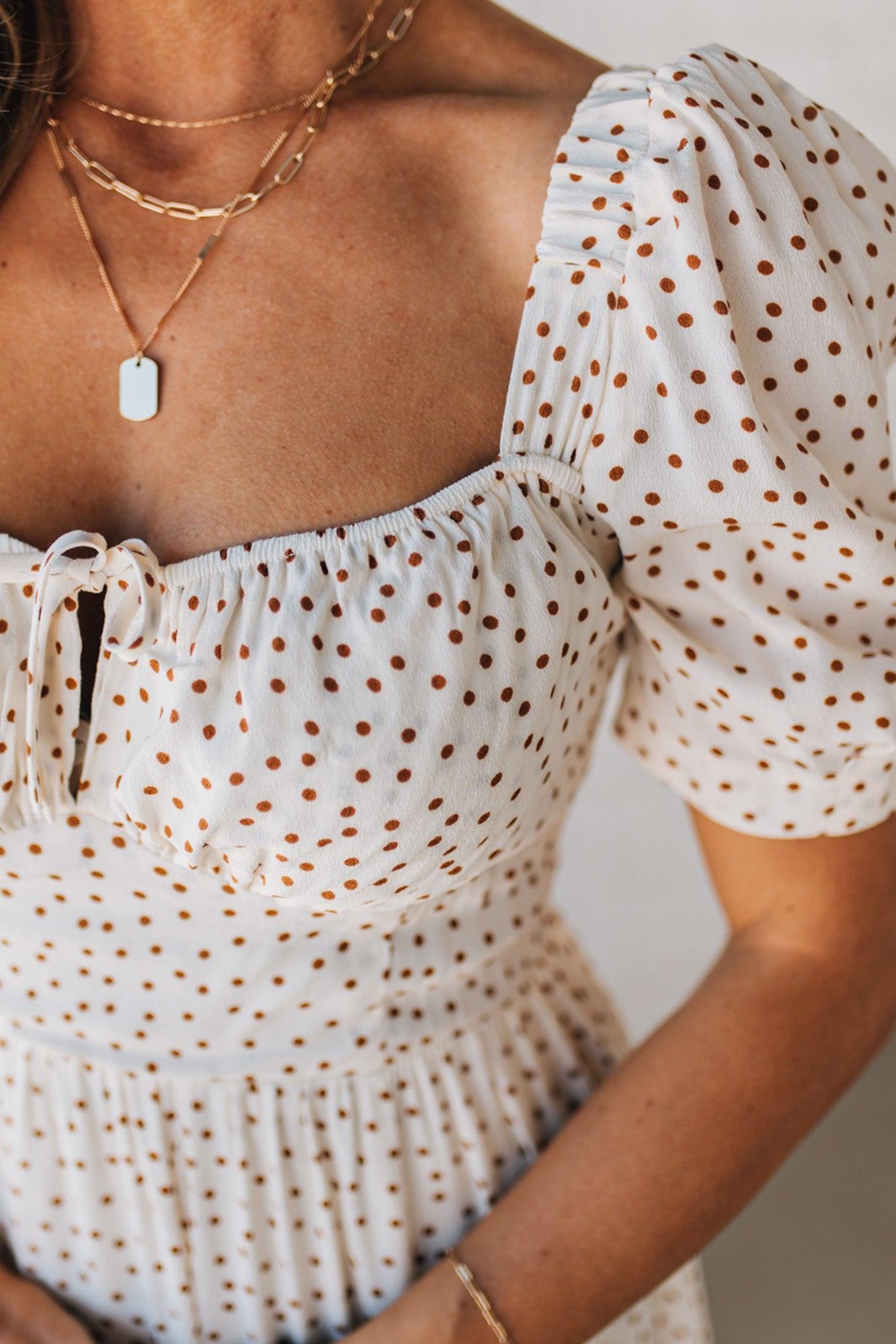Polka Dot Midi Dress