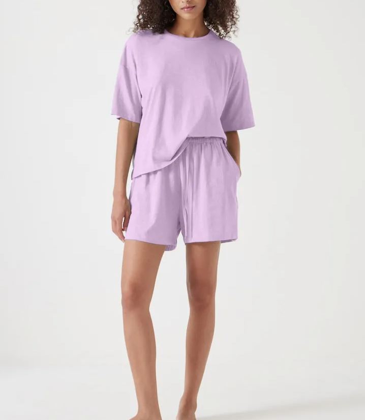 Short cotton pajama set