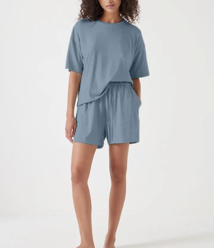 Short cotton pajama set