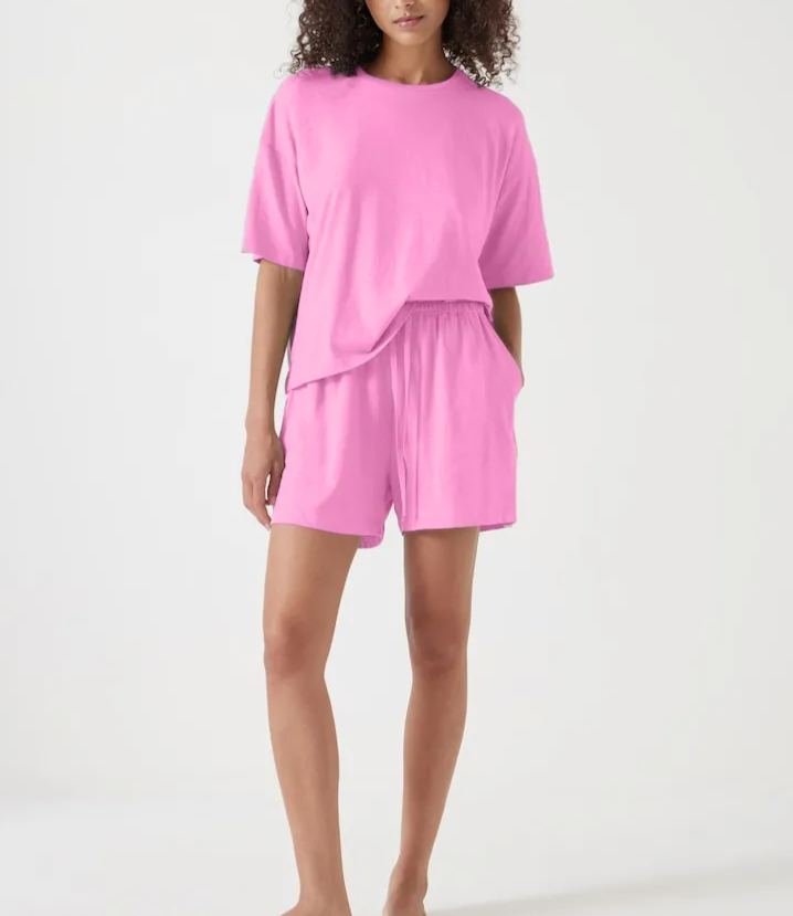 Short cotton pajama set