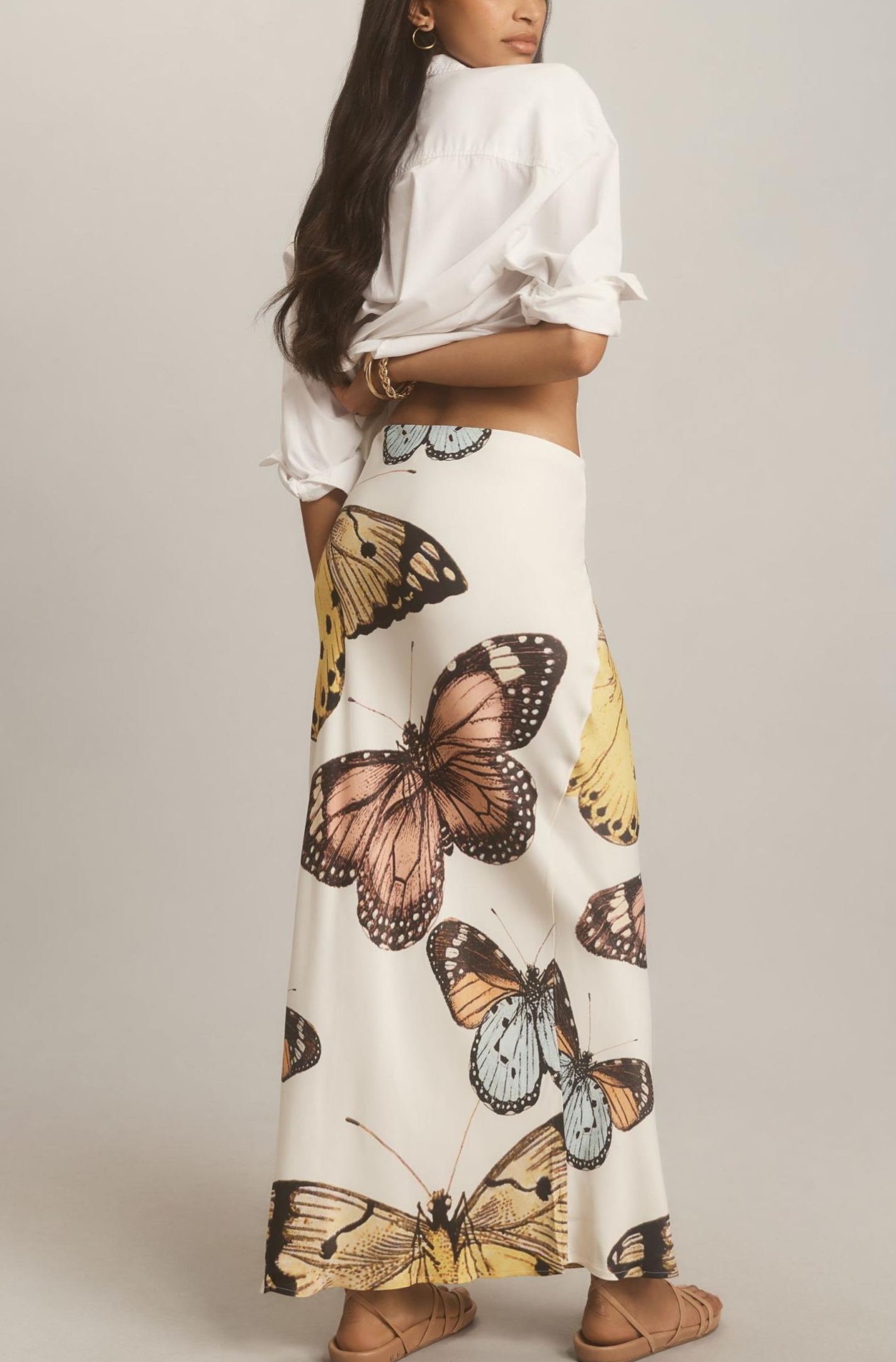 Butterfly Printed Skirt