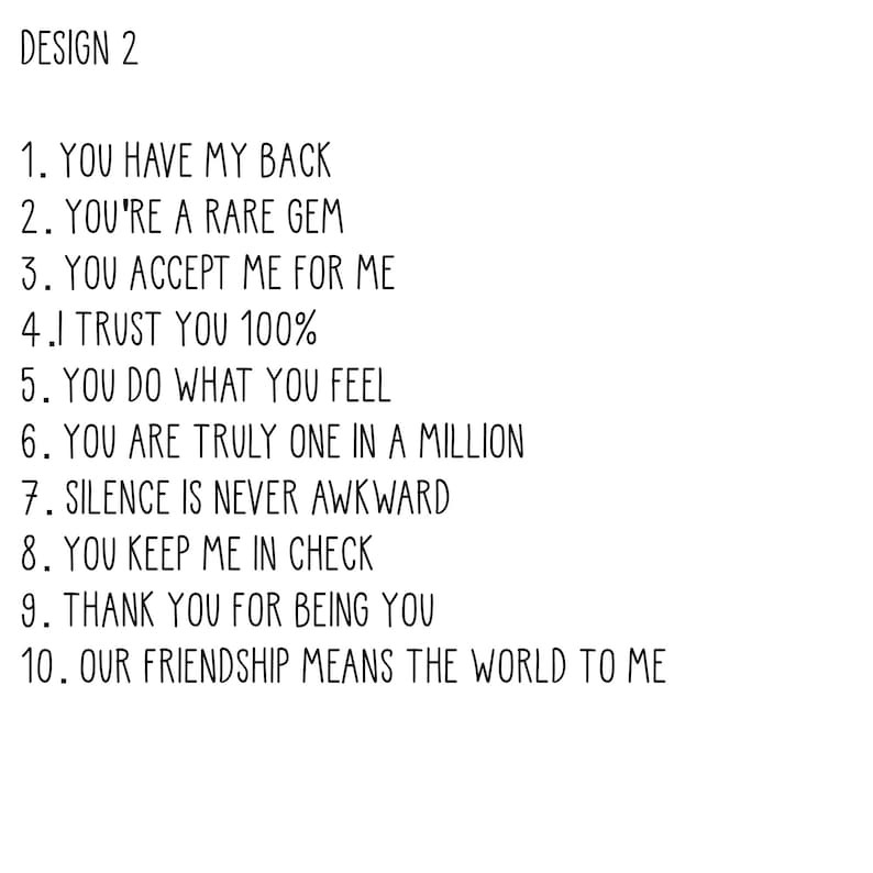 Wooden Friendship Gifts🎁-10 Reasons Why You Are My Bestie Jute Bag With Hearts🧡