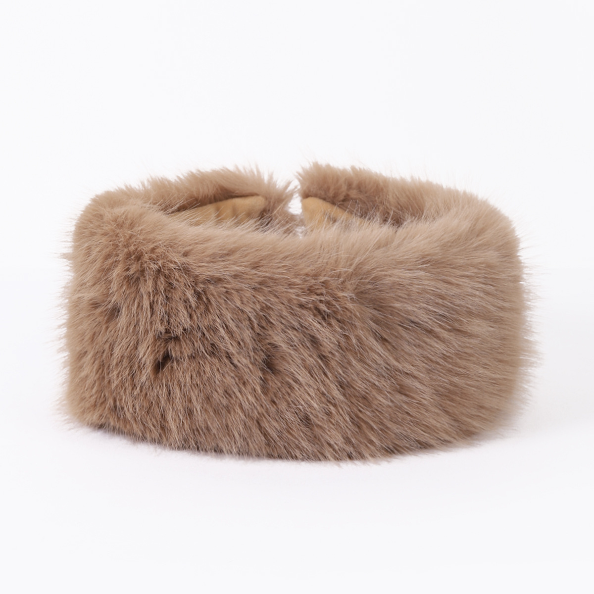 🔥❄Fashion Women's Winter Warm Plush Faux Furry Hat Headbands