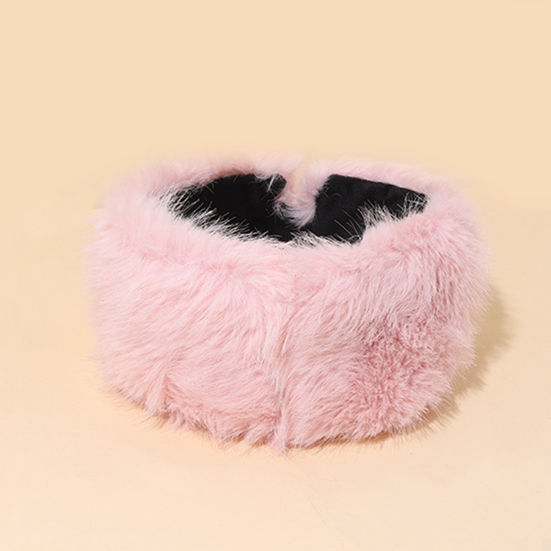 🔥❄Fashion Women's Winter Warm Plush Faux Furry Hat Headbands