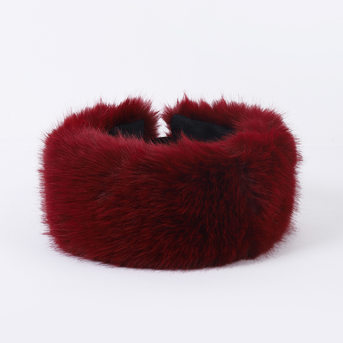 🔥❄Fashion Women's Winter Warm Plush Faux Furry Hat Headbands