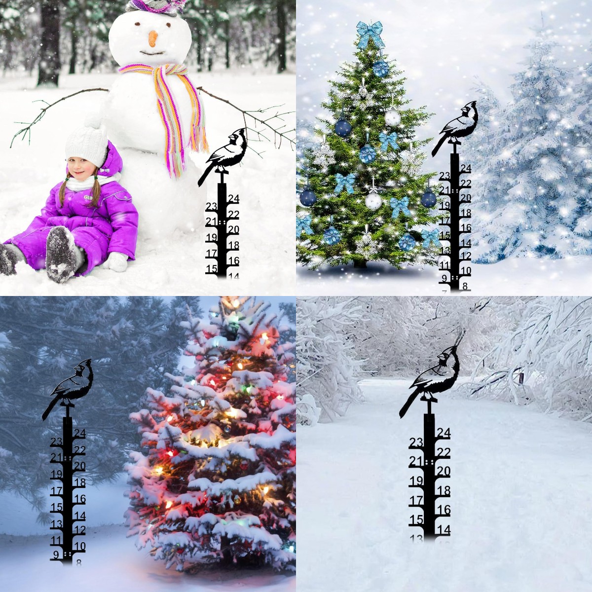 HOT SALE🔥Wrought Iron Snow Gauge