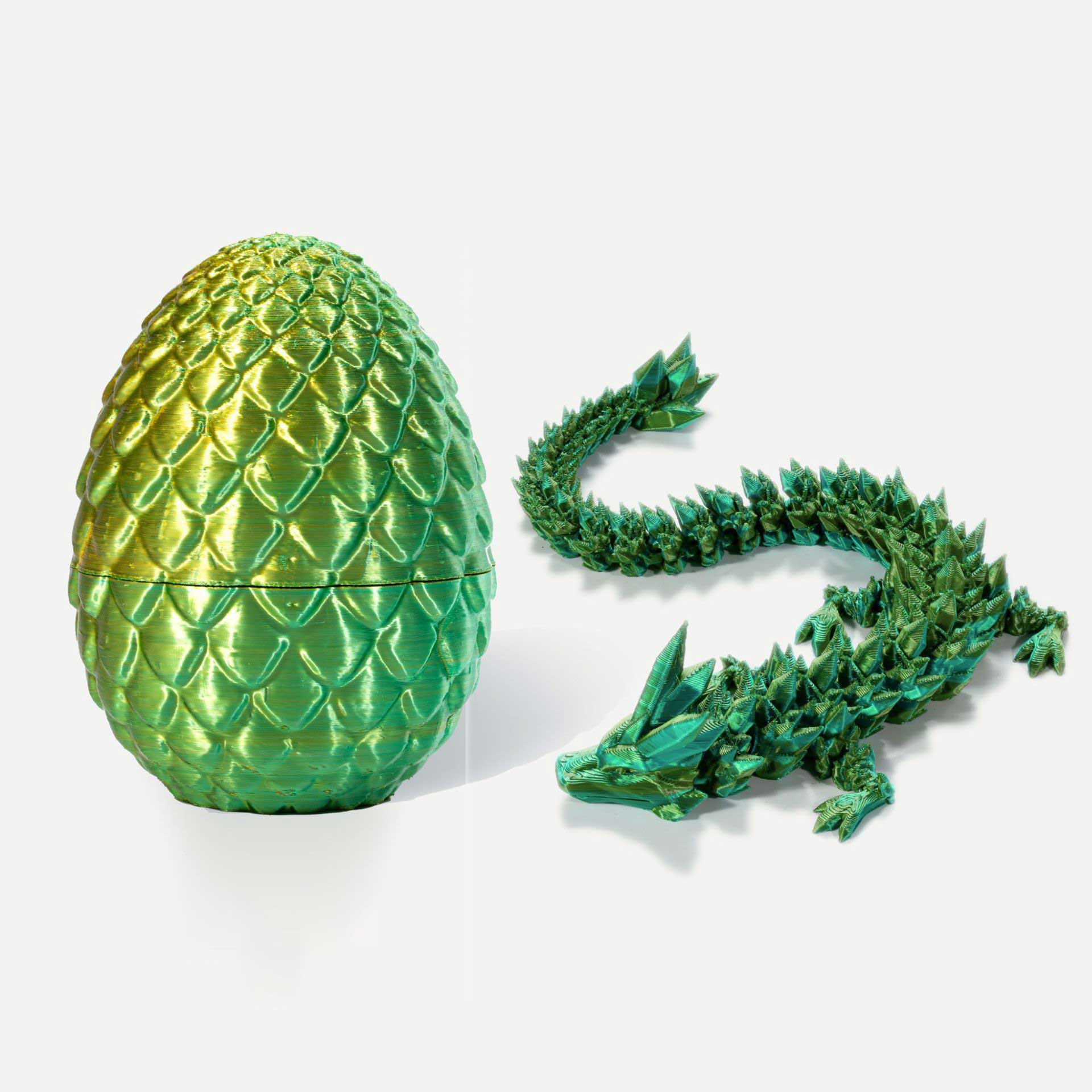 🐉3D-Printed Articulated Crystal Dragon