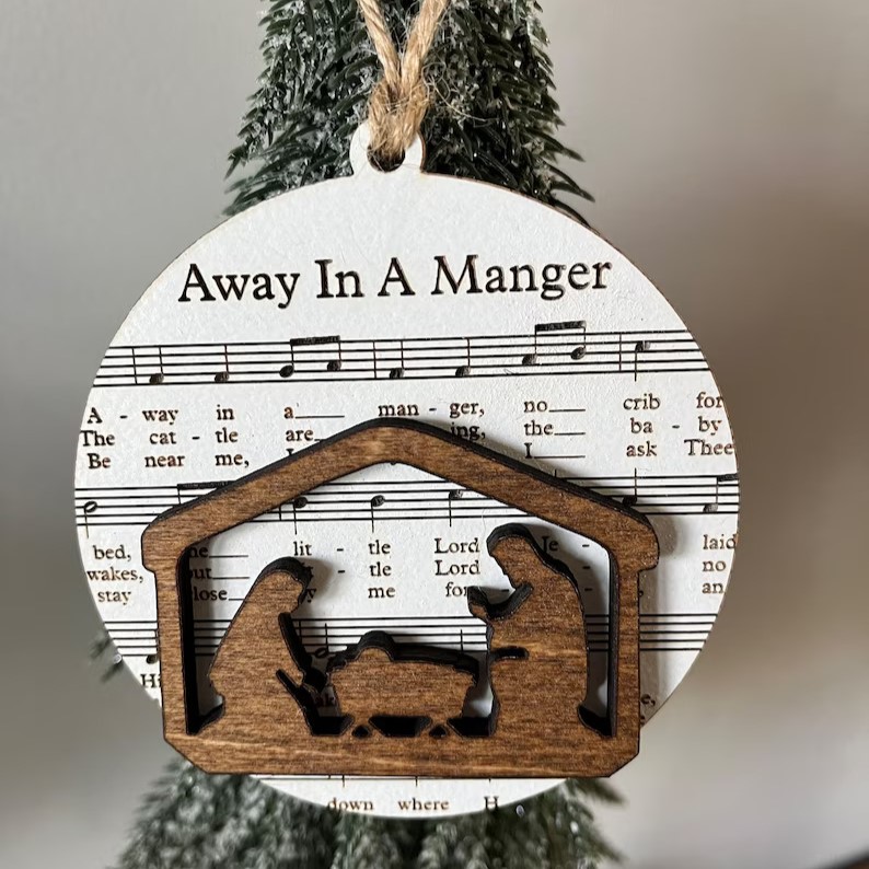 🎄Christmas Early Sale-Jesus Sheet Music Ornament