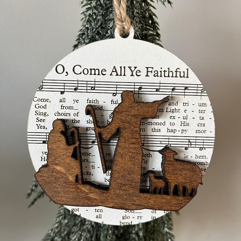 🎄Christmas Early Sale-Jesus Sheet Music Ornament