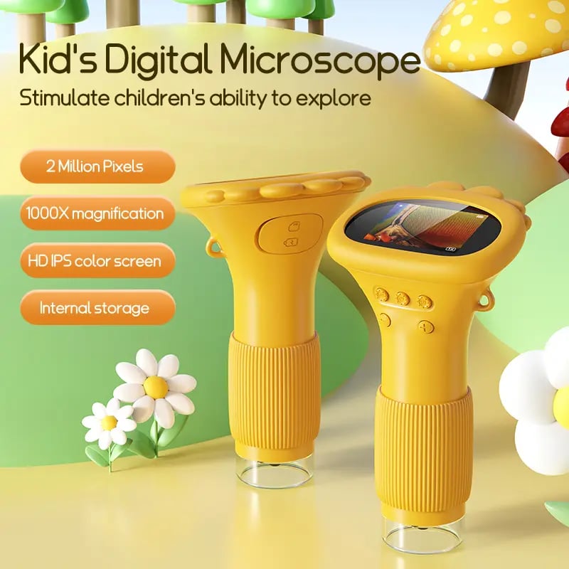 (🎄EARLY CHRISTMAS SALE - 49% OFF) Kid's Digital Microscope🎁Best Stocking Stuffer❤️