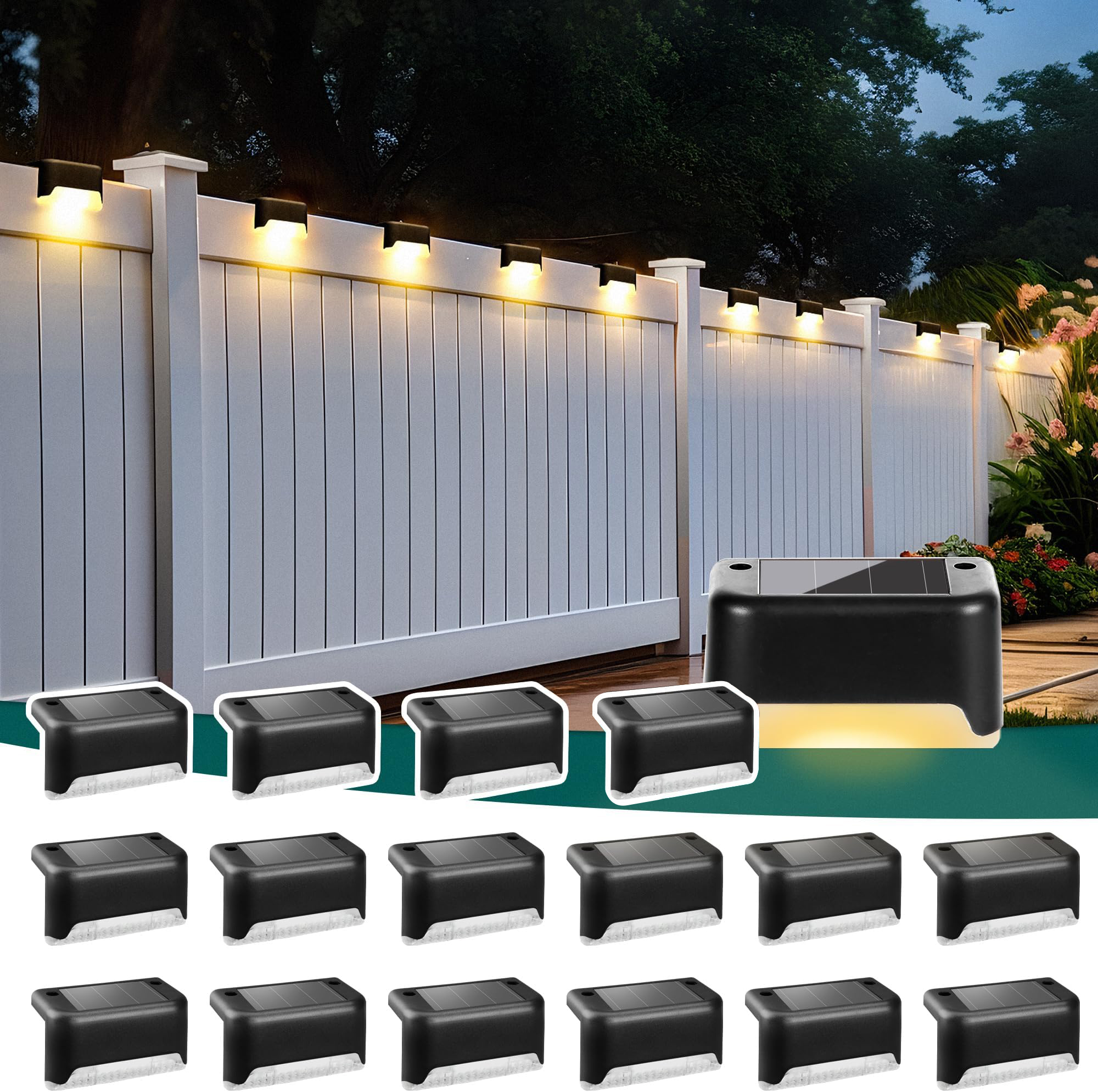 Decorative Solar Step Lights, Waterproof Led Solar lights