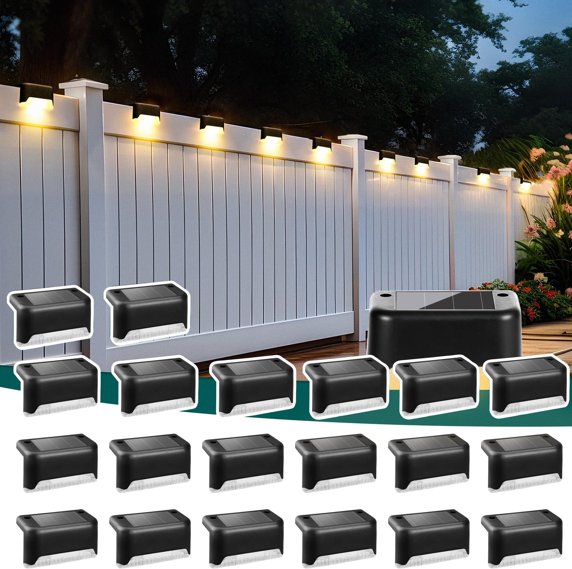 Decorative Solar Step Lights, Waterproof Led Solar lights