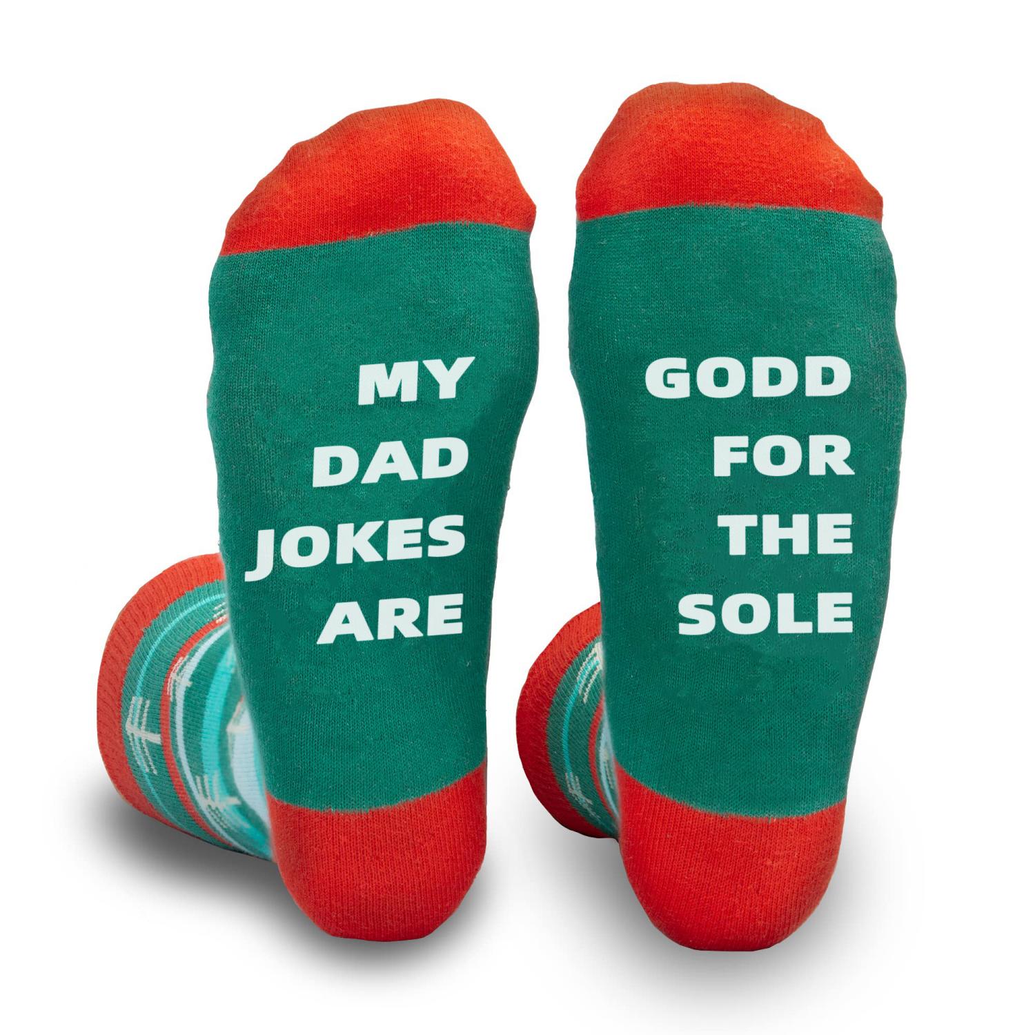 Funny Dress Socks with Dad Joke😎Funny Socks For Men