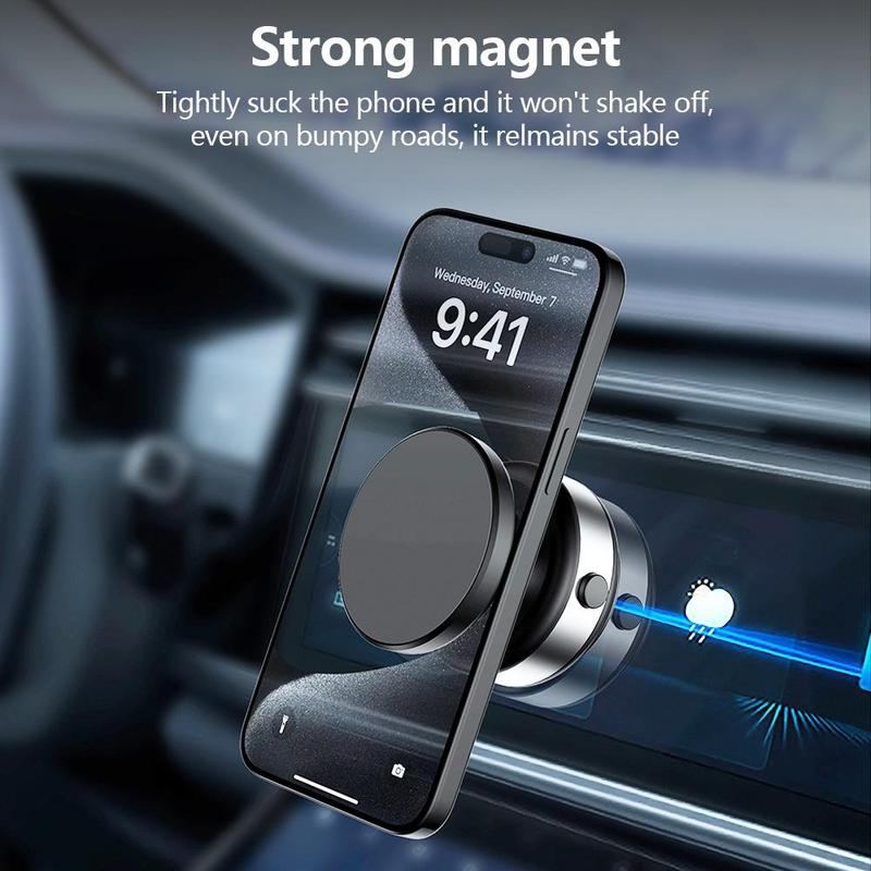 🔥Hot Sale 50% — Car Electric Suction Cup Vacuum Magnetic Phone Holder