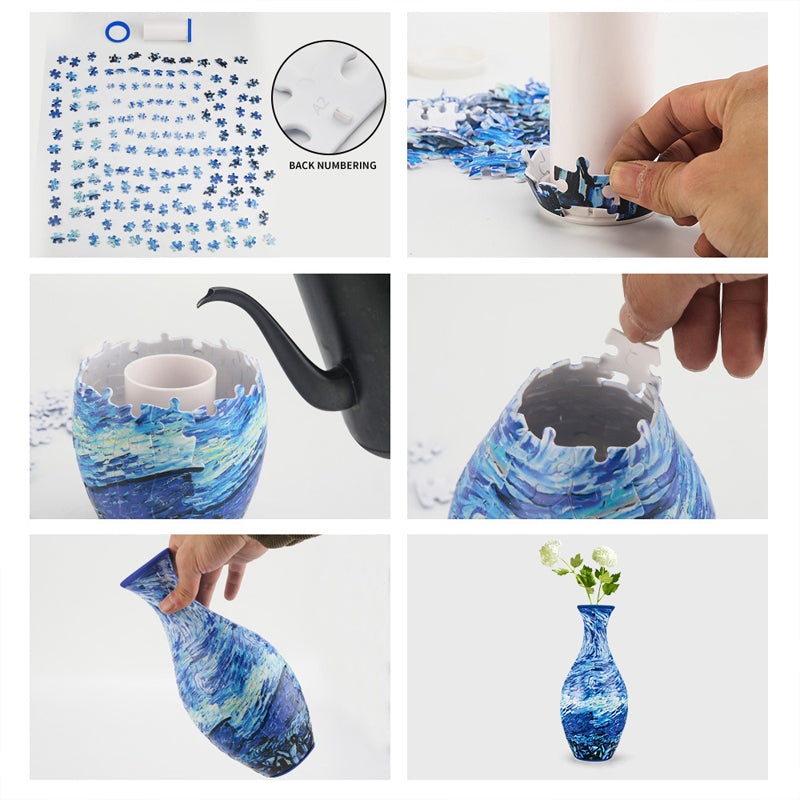 🎄Christmas Sale 50% OFF-🧩3D Art Puzzle Vase
