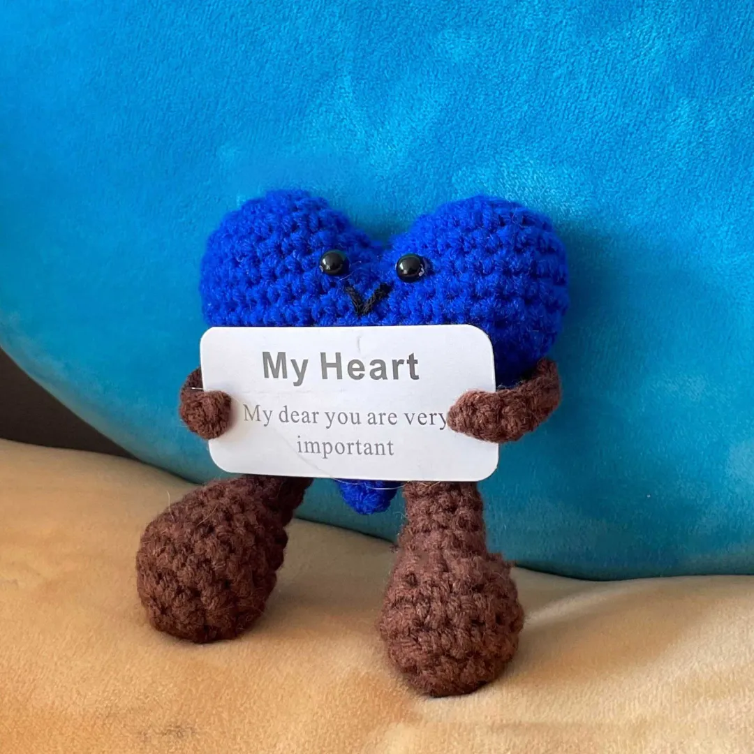 Handmade Emotional Support Gift - Knitted Love Hug Cards