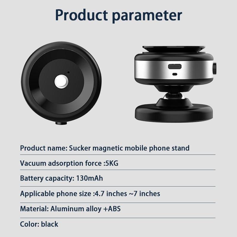 🔥Hot Sale 50% — Car Electric Suction Cup Vacuum Magnetic Phone Holder