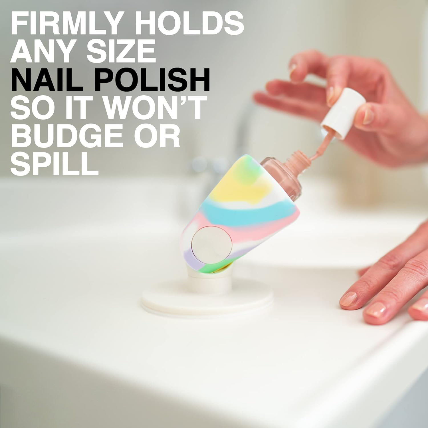 Anti-Spill Nail Polish Bottle Holder💅