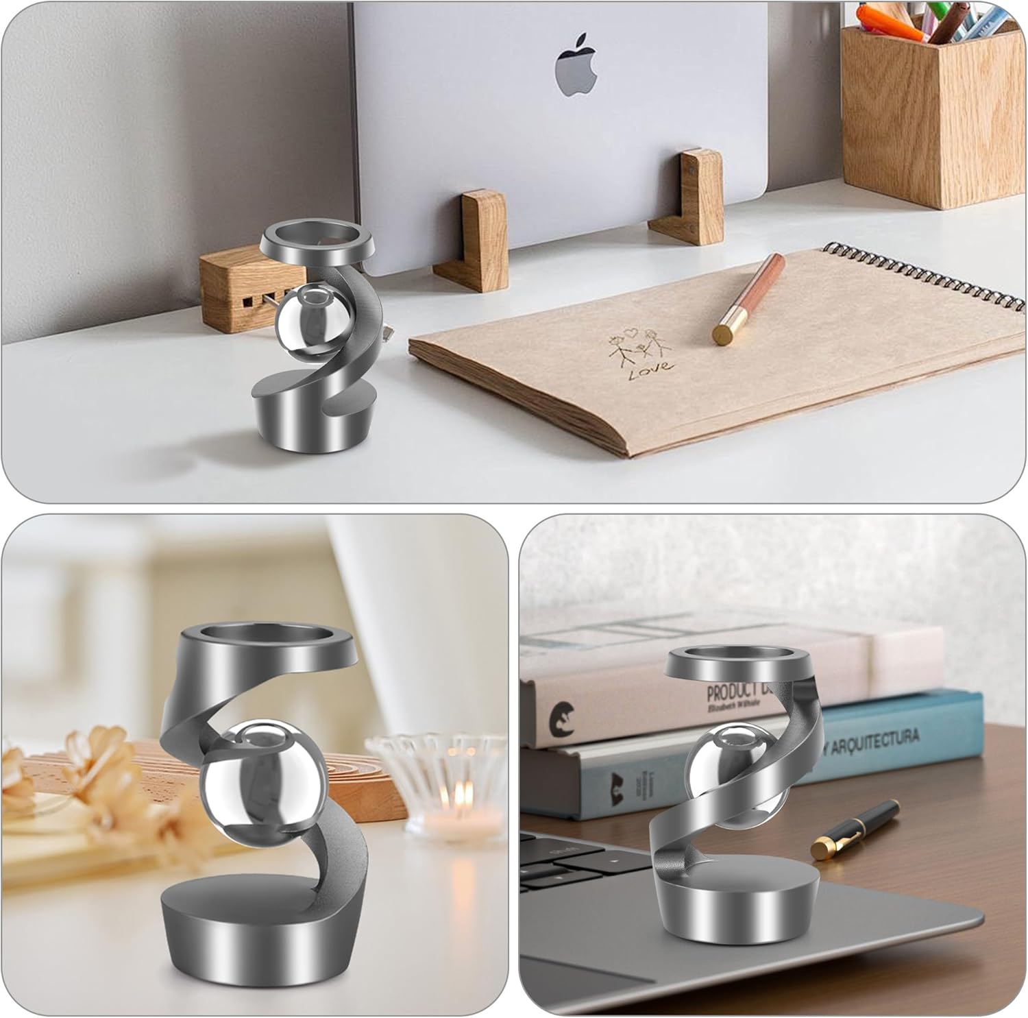 💥Gravity Defying Kinetic Desk Toy Optical Illusion Desk Toy