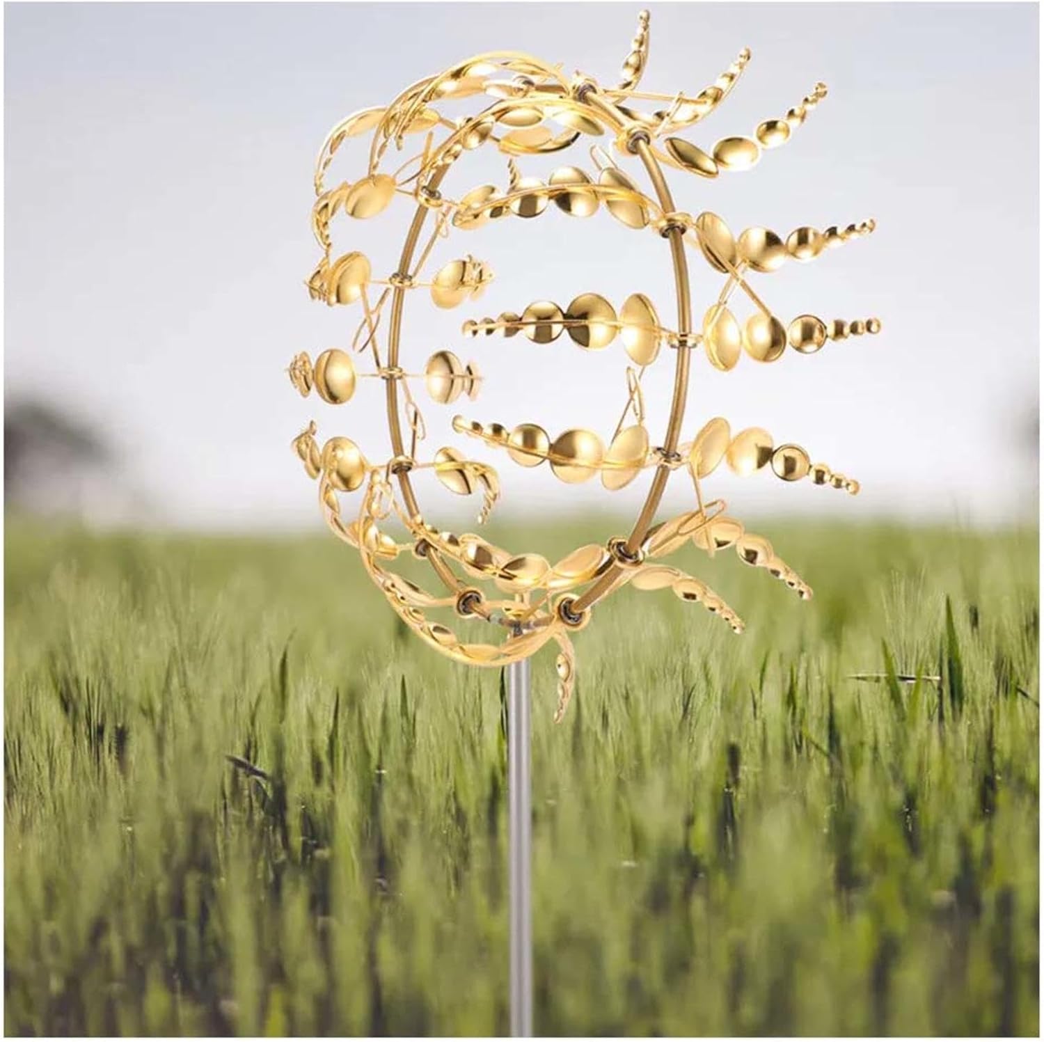 Garden Fun Rotating Windmill Waterproof and Rust-proof Outdoor Yard Decoration