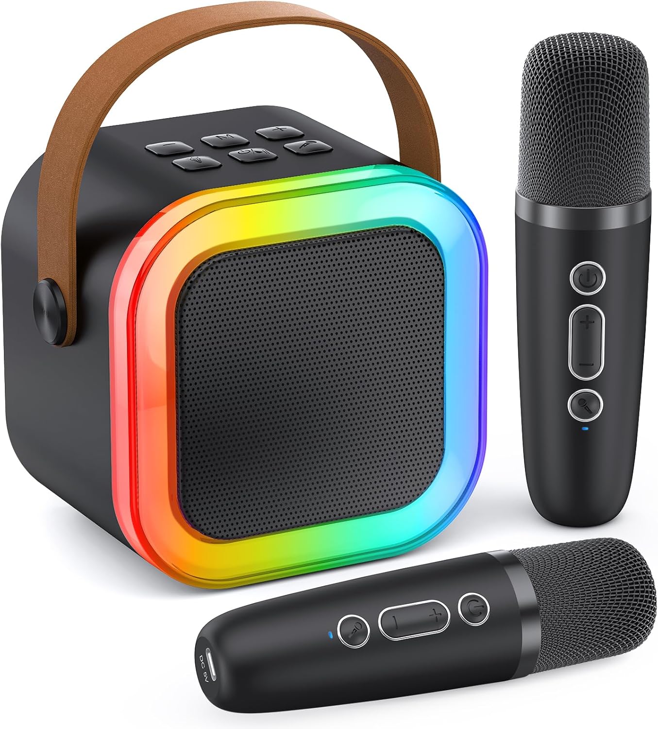 🎵Portable Bluetooth Mini Karaoke Wireless Microphone and Speaker🎤
