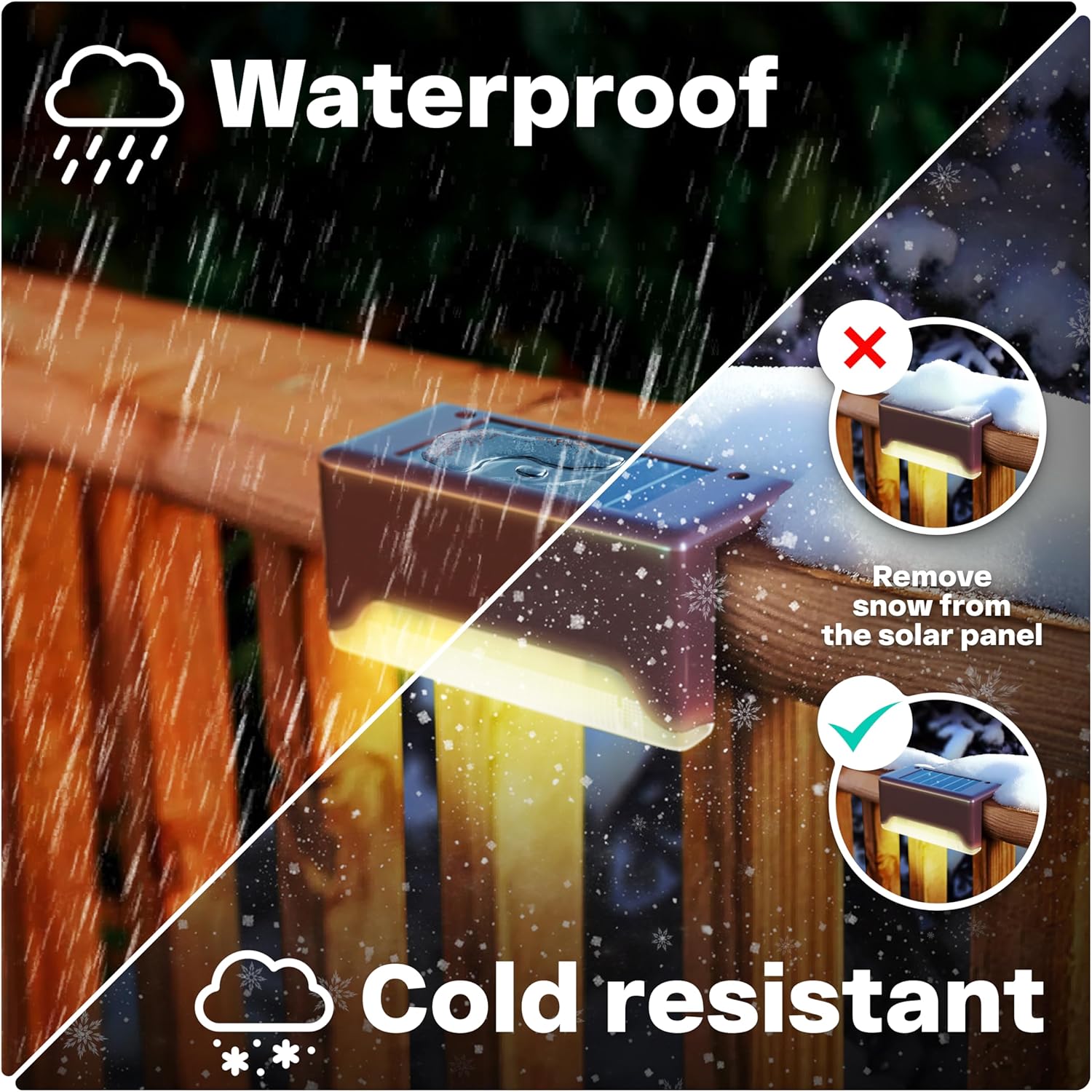Decorative Solar Step Lights, Waterproof Led Solar lights