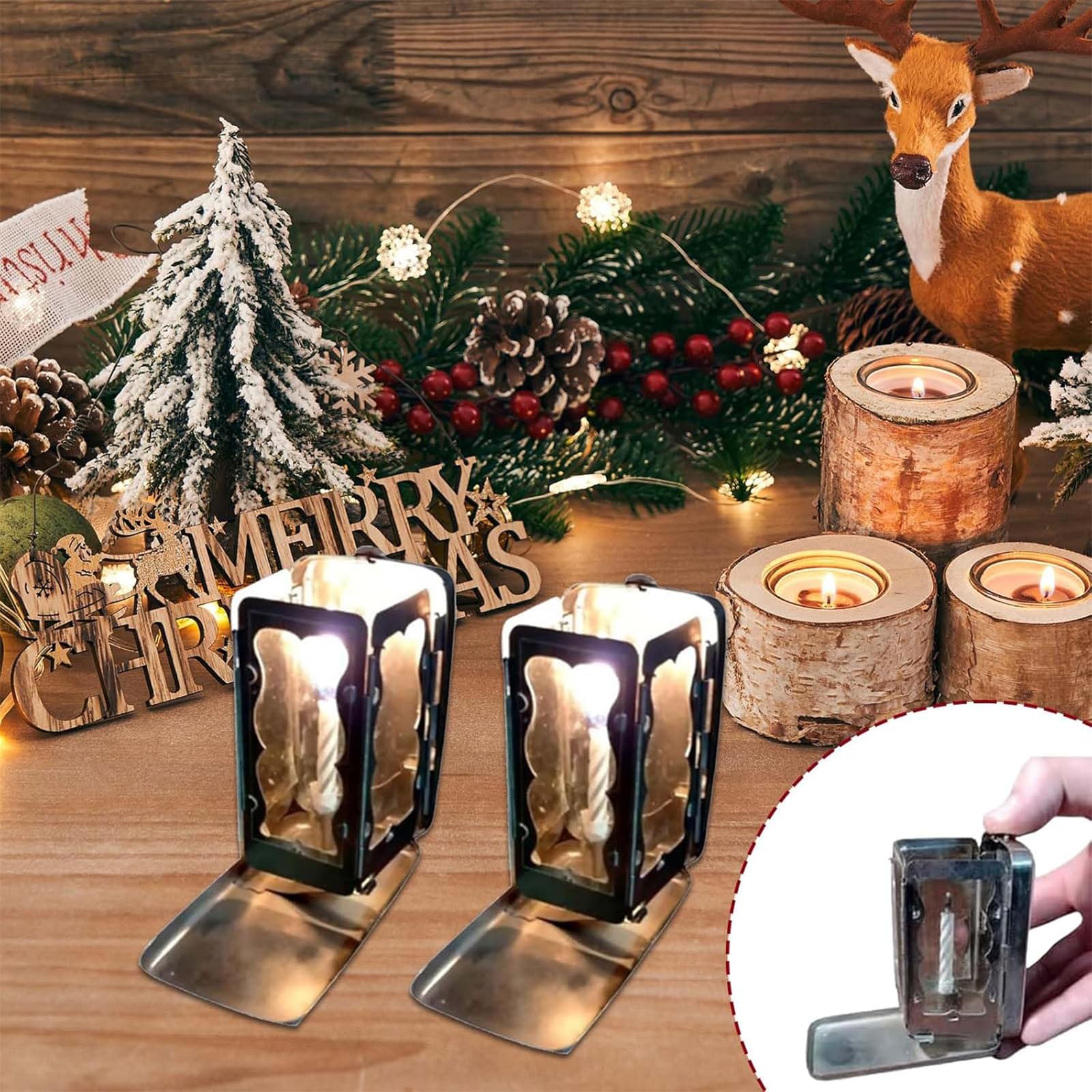 LAST DAY 49% OFF - klappbare Taschenlaterne um 1900 🕯️🏮