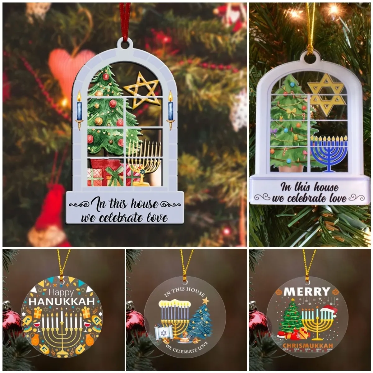 Black Friday Sale 80% OFF-🎄Christmas Hanukkah Ornament