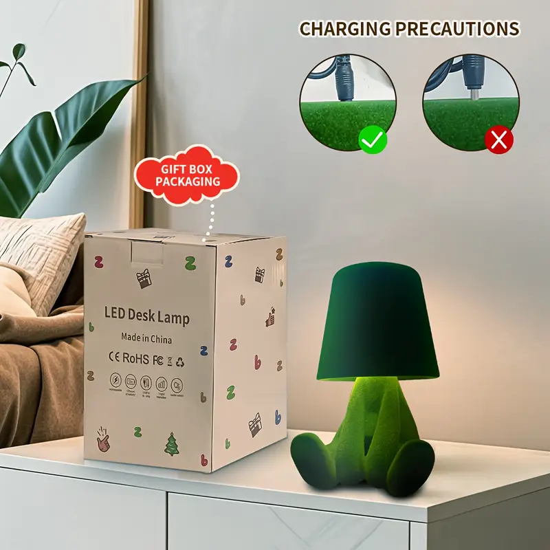 ✨Modern Creative Thinker Figurine Touch Control Table Lamp💡