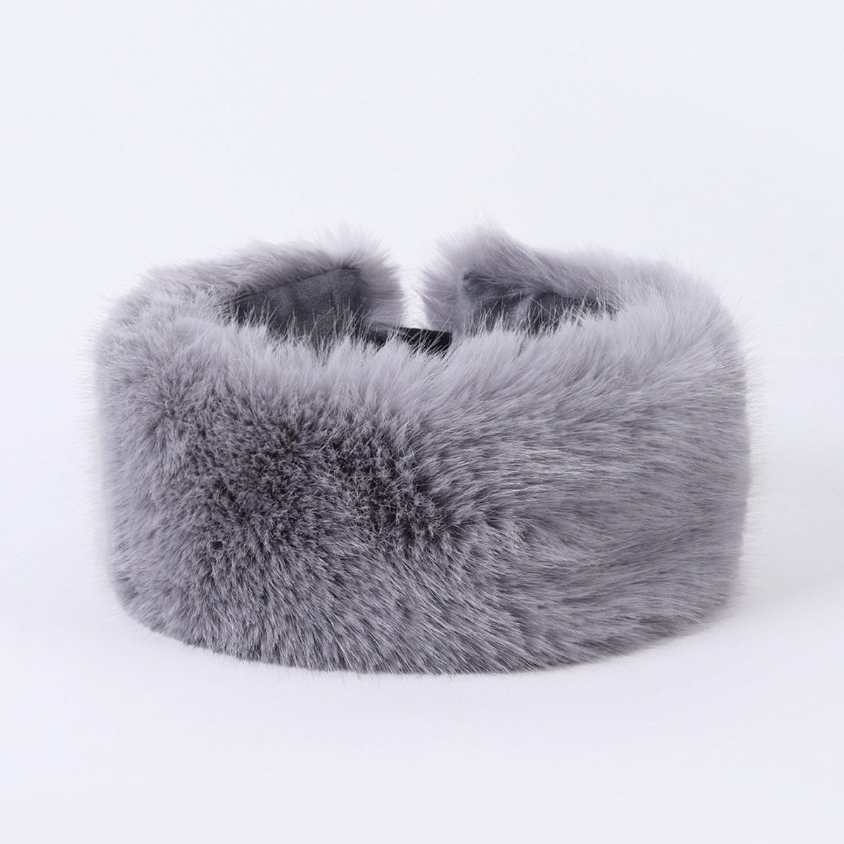 🔥❄Fashion Women's Winter Warm Plush Faux Furry Hat Headbands