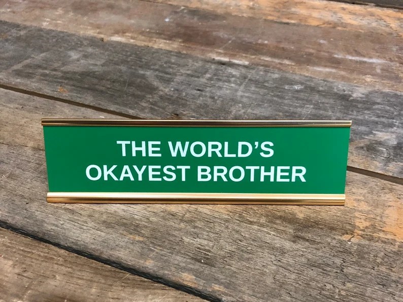 Funny Desk Sign Boss Gag Gift