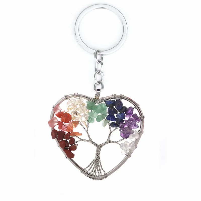 Crystal Life Tree Key Chain