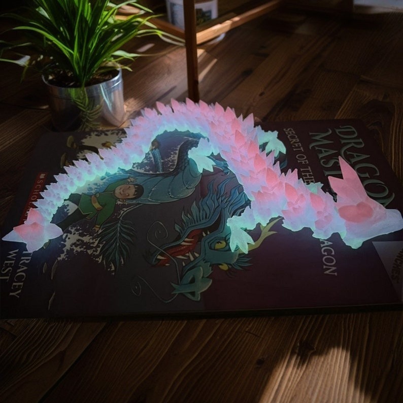 ✨🐲Glow in the Dark Rainbow Crystal Dragon