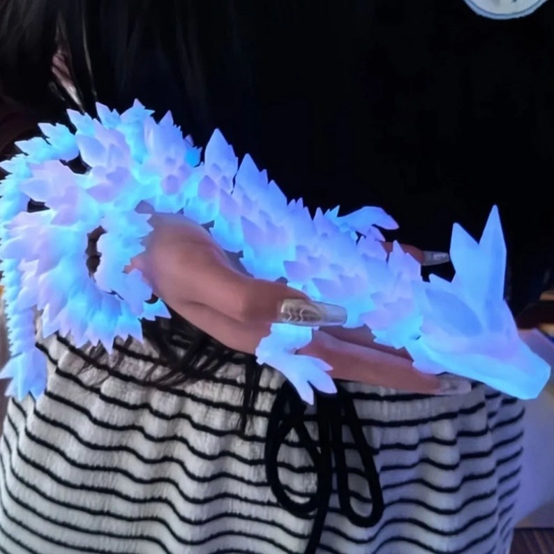 ✨🐲Glow in the Dark Rainbow Crystal Dragon