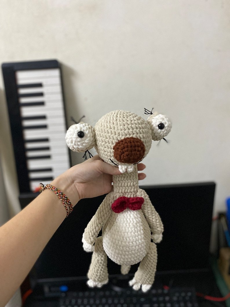 💖Handmade-Animal Crochet Door Stop🐭