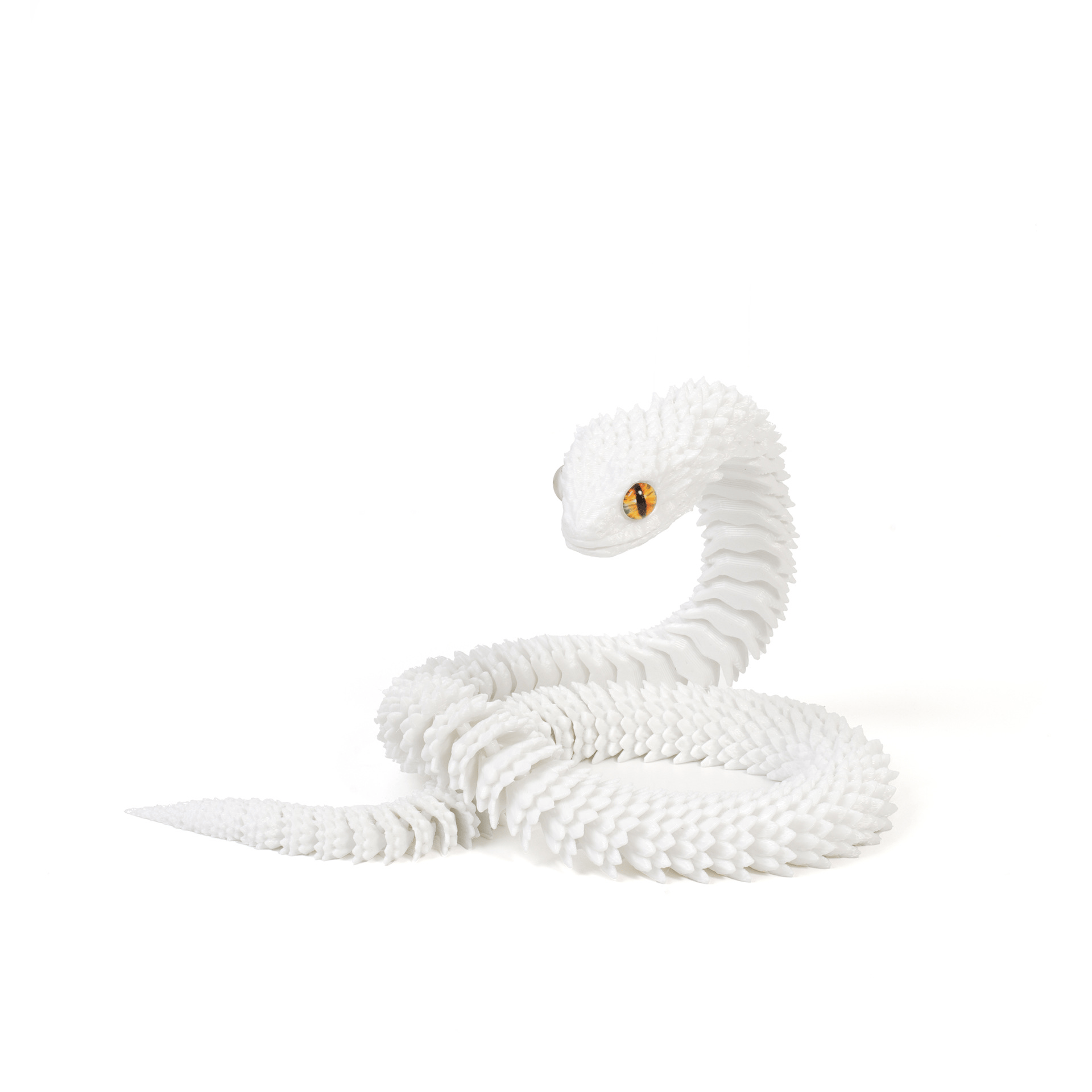 3D Printed Articulated Bush Viper Snake🐍