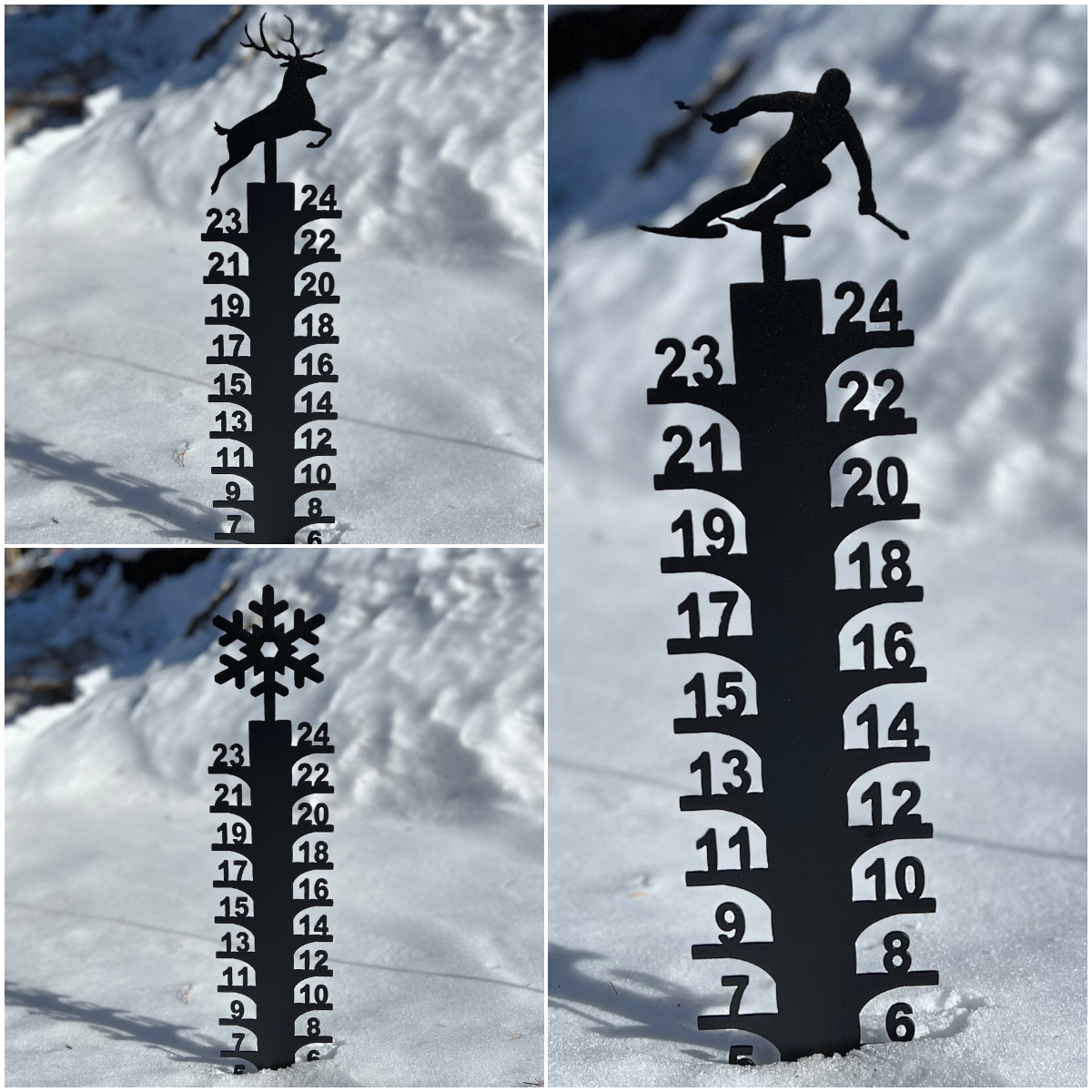 2023 Iron Art Snow Gauge-Unique Gift