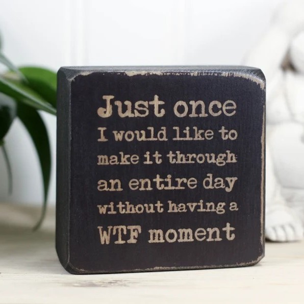 😆Mini Funny Sarcastic Desk Sign