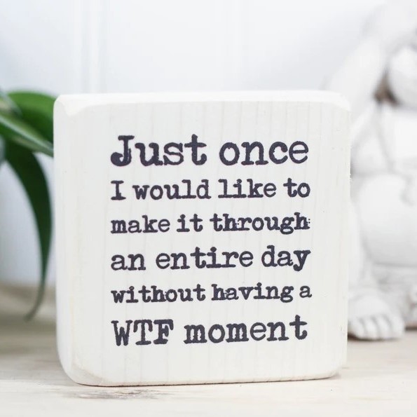 😆Mini Funny Sarcastic Desk Sign