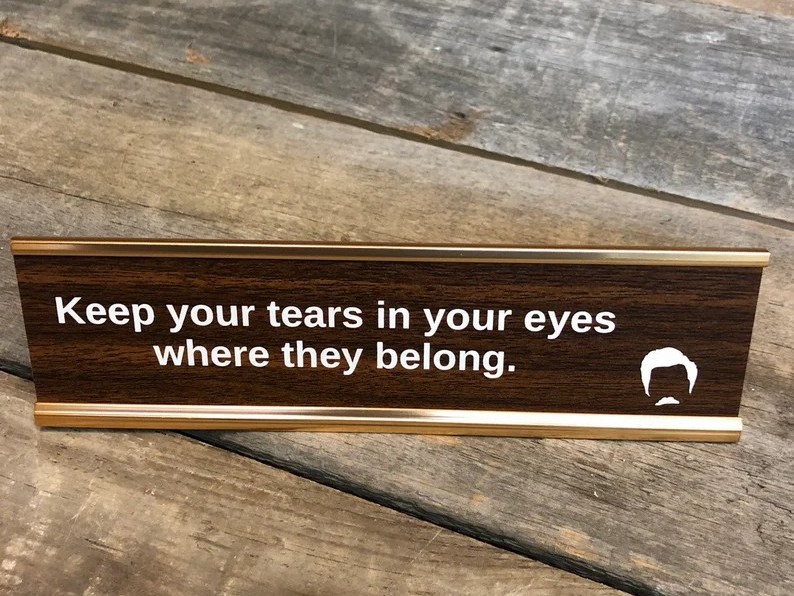 Funny Desk Sign Boss Gag Gift