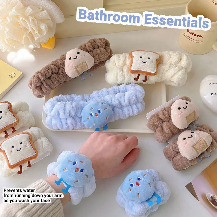 Cartoon Face Wash Wristband Headband