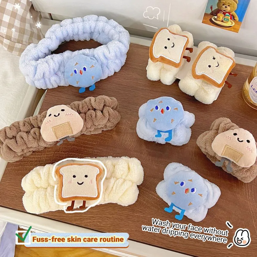 Cartoon Face Wash Wristband Headband