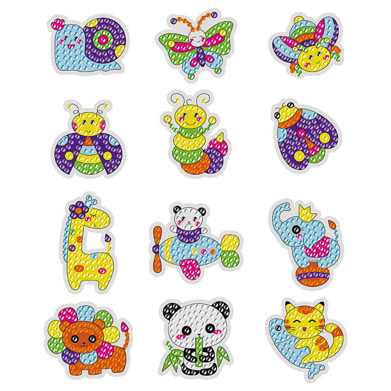 DIY Kids Cartoon Diamond Painting Stickers