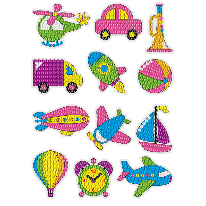DIY Kids Cartoon Diamond Painting Stickers
