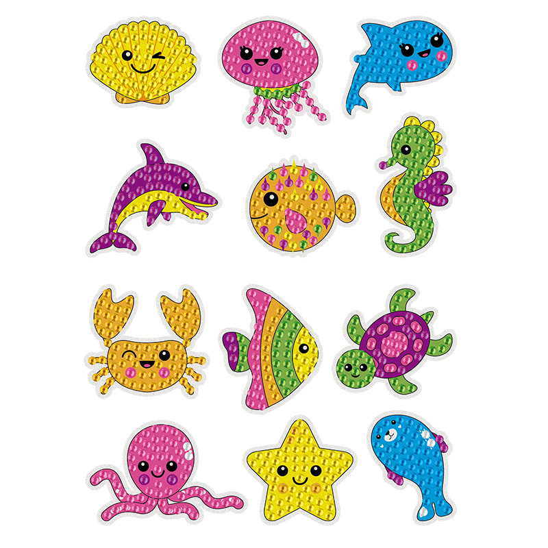 DIY Kids Cartoon Diamond Painting Stickers