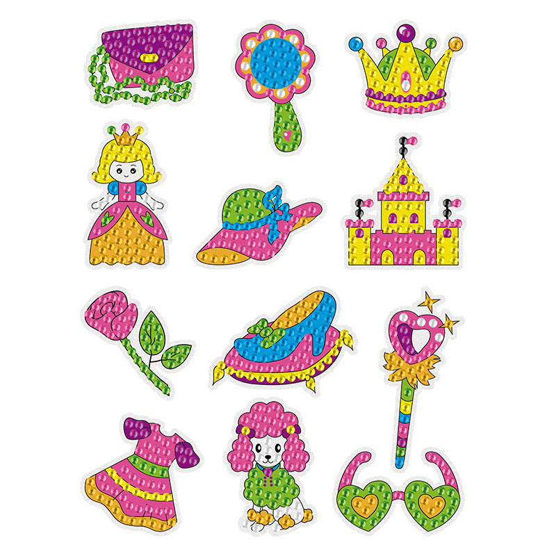 DIY Kids Cartoon Diamond Painting Stickers